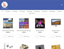 Tablet Screenshot of jlcauction.com